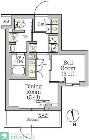 ARKMARK南品川の物件間取画像